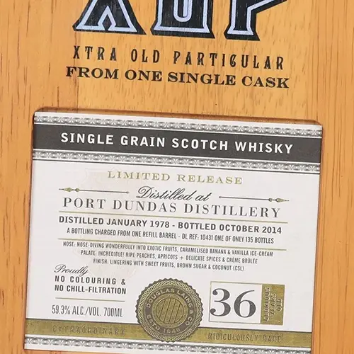 Whisky - Port Dundas 1978 36-years-old